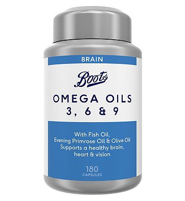 Boots Omega Oils 3 6 & 9 180 Capsules