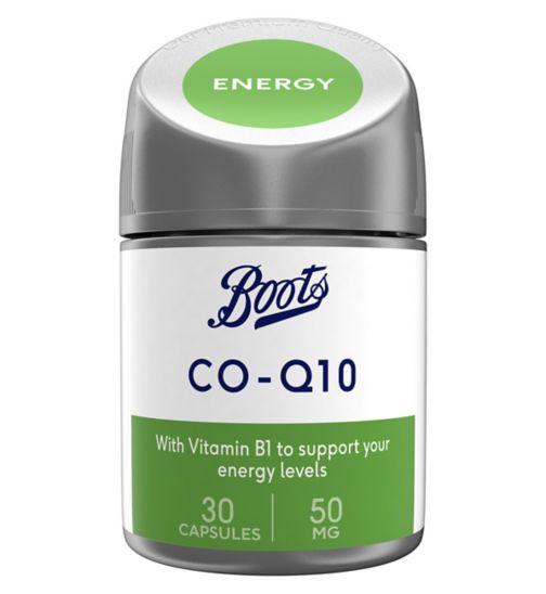 Boots CO-Q10 50mg 30 Capsules (1 month supply)