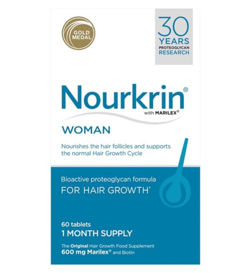 Nourkrin® WOMAN For Hair Growth - 1 Month Supply (60 Tablets)