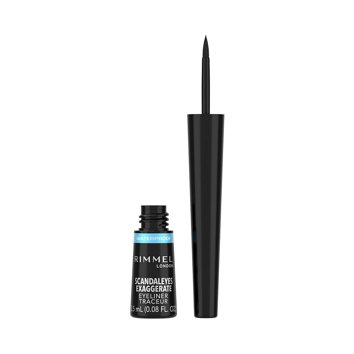Rimmel Exaggerate Waterproof Liquid Eyeliner - Black