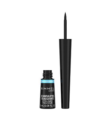 Rimmel Exaggerate Waterproof Liquid Eyeliner Black Boots