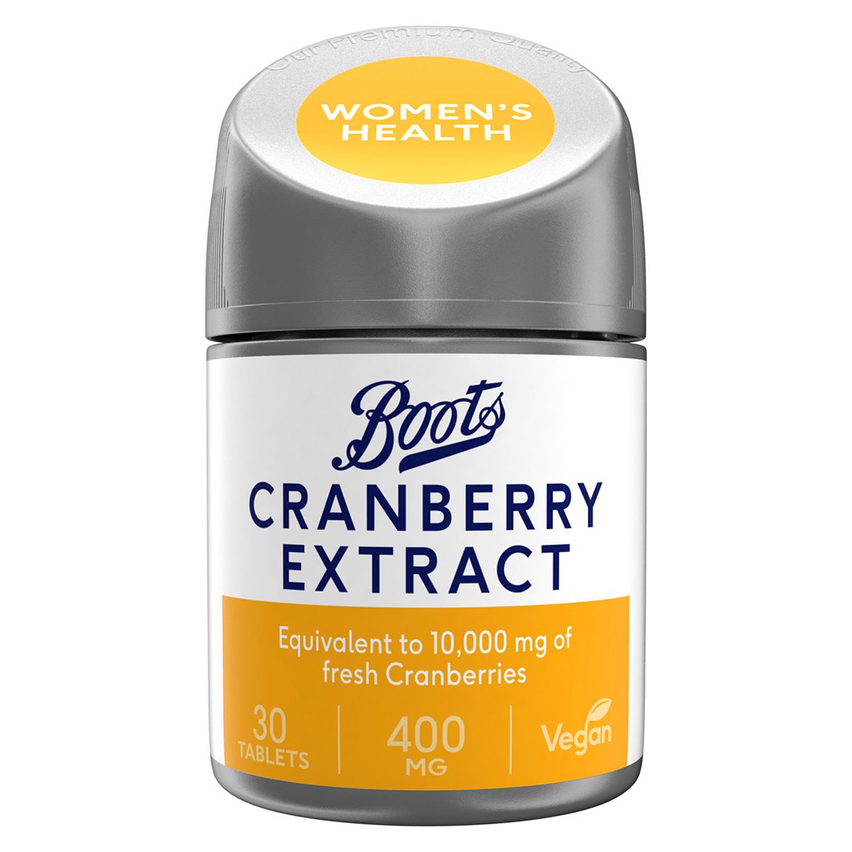   Cranberry Extract 400Mg 30 Tablets (1 Month Supply)