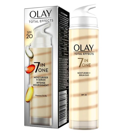 Olay Total Effects Moisturiser And Serum Duo