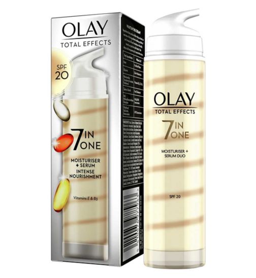 Olay Total Effects Moisturiser And Serum Duo