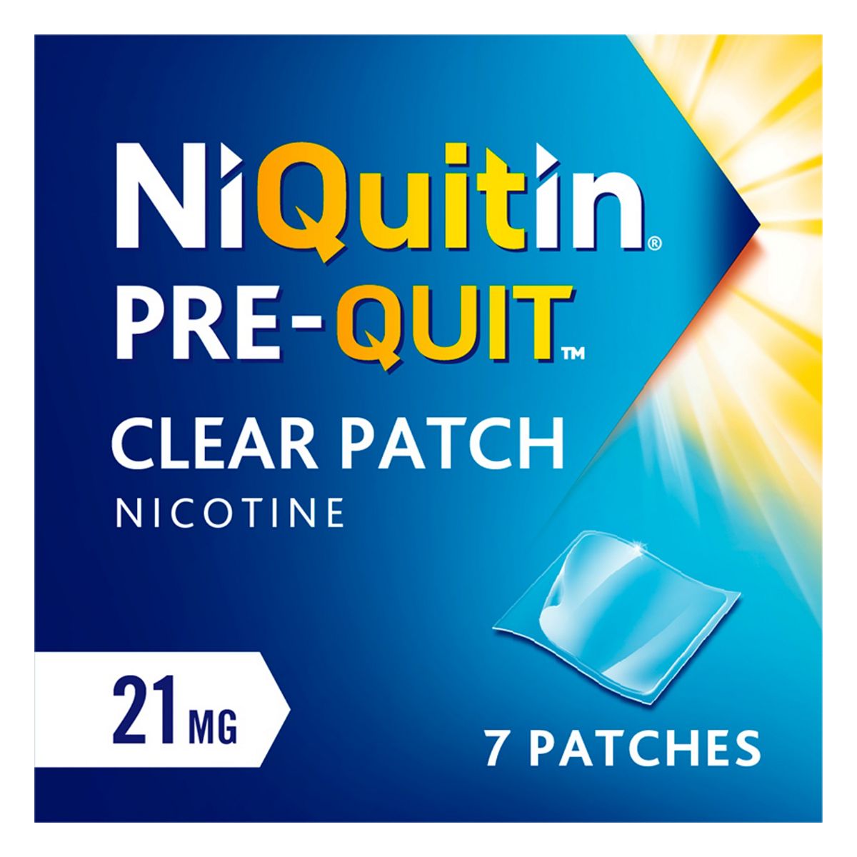 Niquitin Pre-Quit Clear 21Mg Patch - 7 Patches