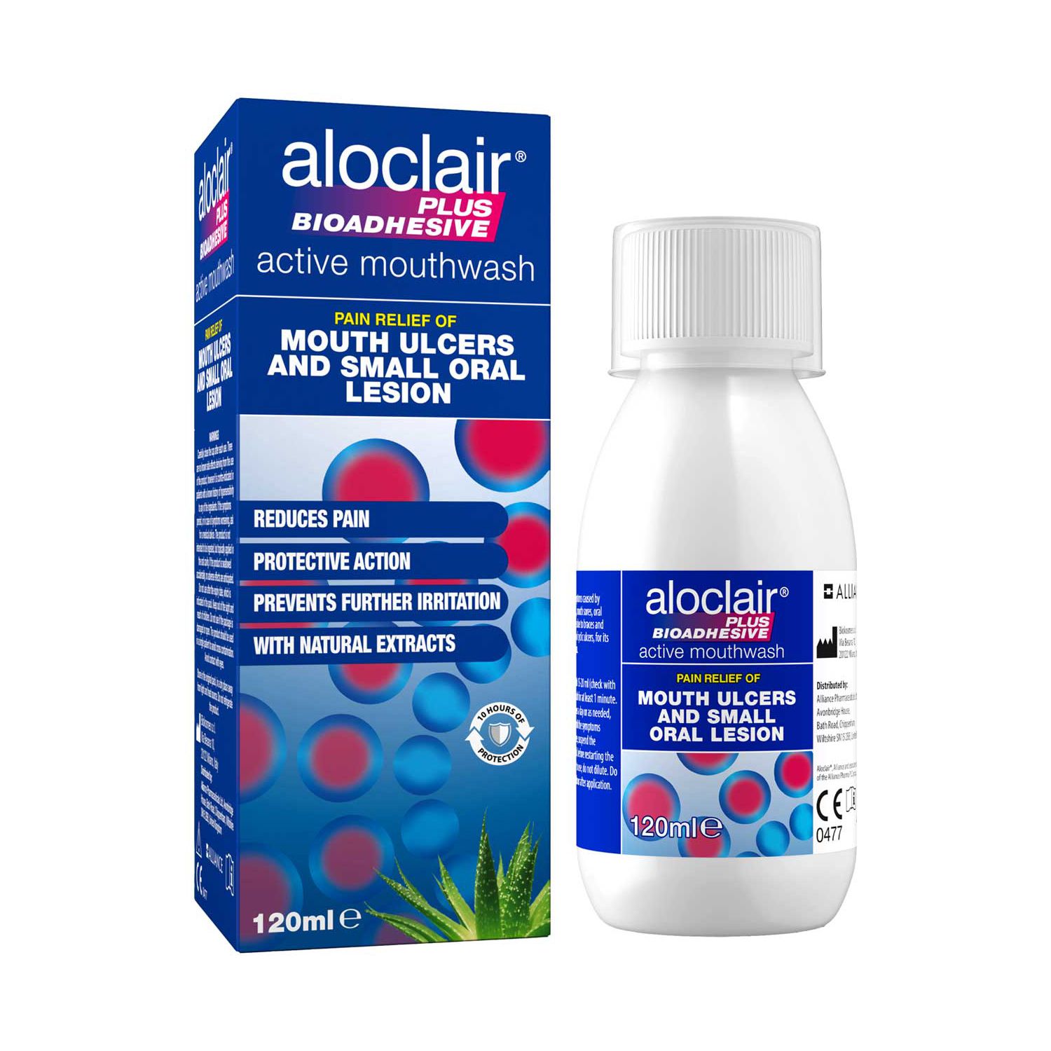 Aloclair Plus Bioadhesive Mouthwash 120ml