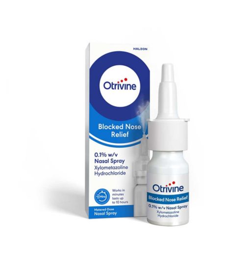 Otrivine Blocked Nose Relief 0.1% w/v Nasal Spray 10ml