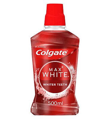 Colgate Max White One alcohol free mouthwash - 500ml Sensational mint