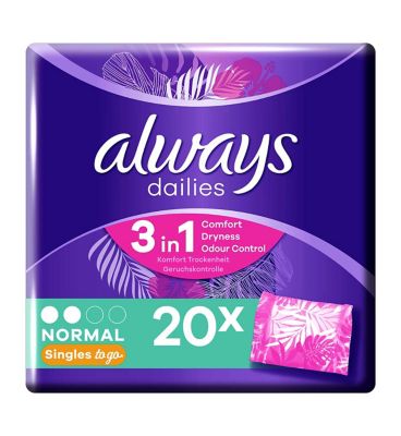 Always Dailies Normal Panty Liners