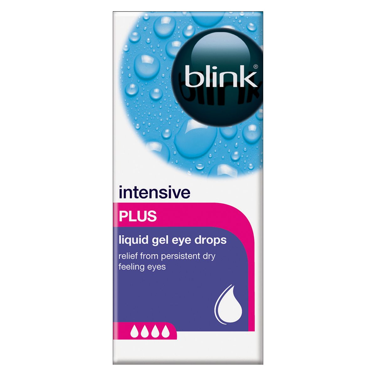 Blink Intensive Tears Plus Liquid Gel Eye Drops - 10Ml