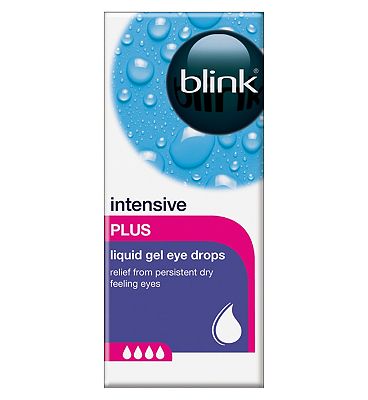 Blink Intensive Tears Plus Liquid Gel Eye Drops - 10ml