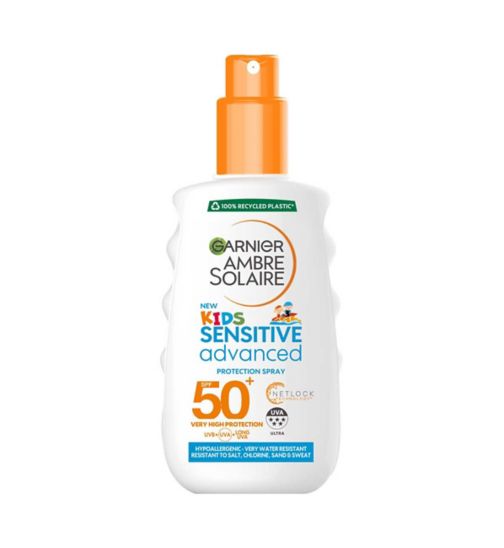 Garnier Ambre Solaire Kids Sensitive Sun Protection Spray SPF 50+ 200ml