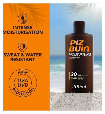 Piz Buin in Sun Moisturising Sun Lotion SPF 30 High 200ml (7)