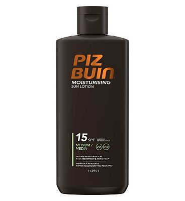 Piz Buin in Sun Moisturising Sun Lotion SPF 15 Medium 200ml