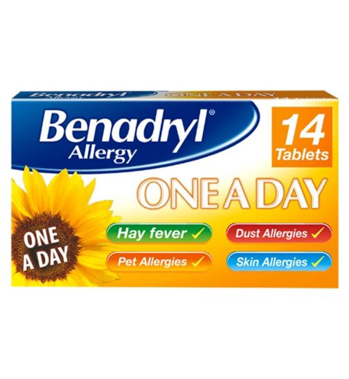 Benadryl One a Day Relief - 14 Tablets