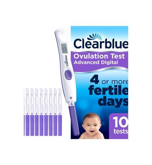 Clearblue Advanced Digital Ovulation Test Kit - 10 tests