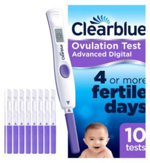 Clearblue Advanced Digital Ovulation Test Kit - 10 tests