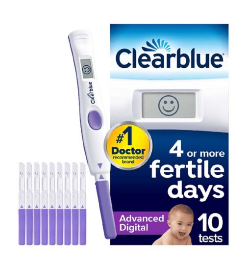 Clearblue Advanced Digital Ovulation Test Kit - 10 tests