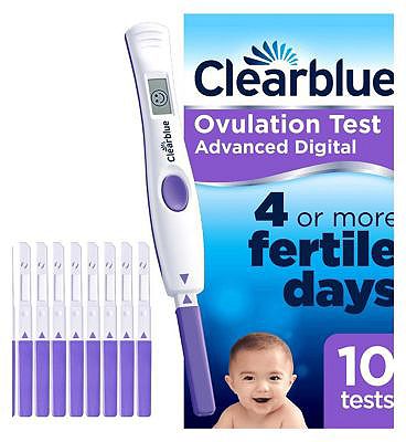Clearblue Digital Ovulation Test with Dual Hormone Indicator 10s