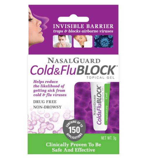 NasalGuard Cold & Flu Block Topical Gel 3g