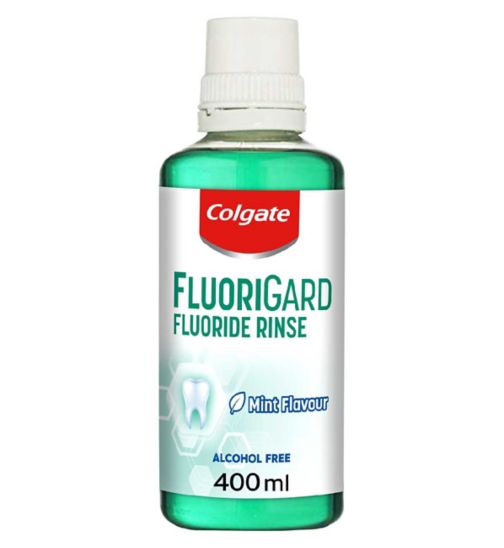 Colgate Fluorigard Fluoride Rinse (Alcohol Free) Mouthwash 400ml