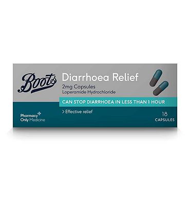Boots Diarrhoea Relief 2mg Capsules - 18 Capsules