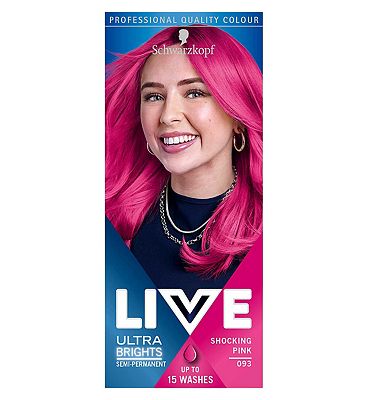 Schwarzkopf LIVE Color XXL Ultra Brights 93 Shocking Pink Semi-Permanent Pink Hair Dye