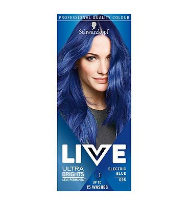 Schwarzkopf LIVE Color XXL Ultra Brights 95 Electric Blue Semi-Permanent Blue Hair Dye