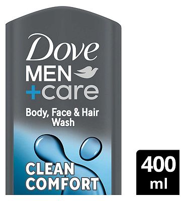 Dove Men+Care Clean Comfort Caring Formula Body and Face Wash 400ml