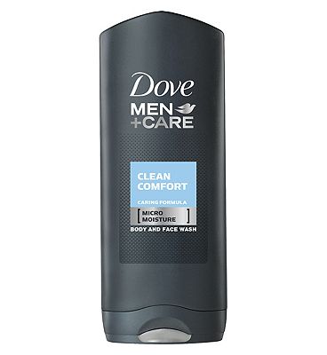 Dove Men+Care Clean Comfort Caring Formula Body and Face Wash 400ml