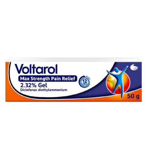 Voltarol Max Strength Pain Relief 2.32% Gel 50g