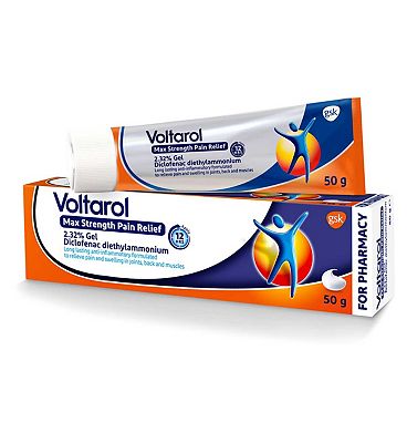 Voltarol Max Strength Pain Relief 2.32% Gel 50g