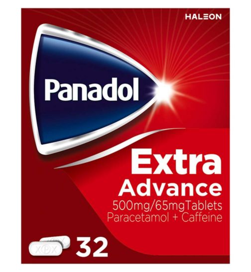 Panadol Extra Advance 500 mg/65 mg Tablets - 32 Tablets