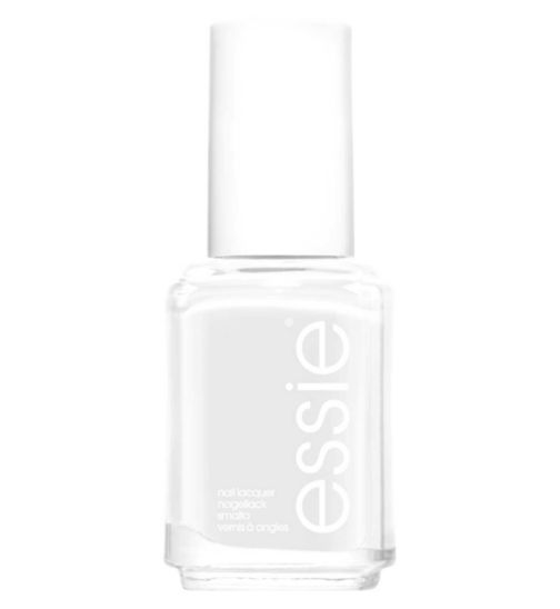 Essie Nail Polish 1 Blanc Creamy Bright White Colour, Original High Shine and High Coverage Nail Polish 13.5ml