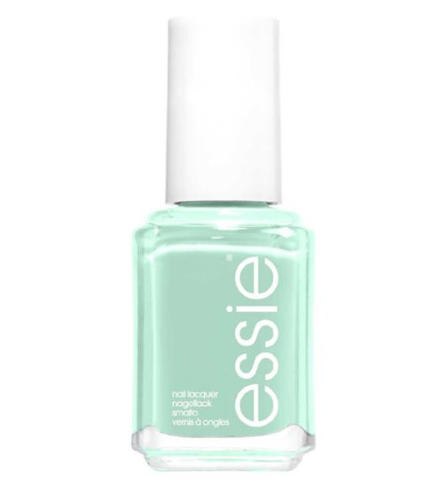 Essie Nail Polish 99 Mint Candy Apple Light Mint Green Colour, Original High Shine and High Coverage Nail Polish 13.5 ml