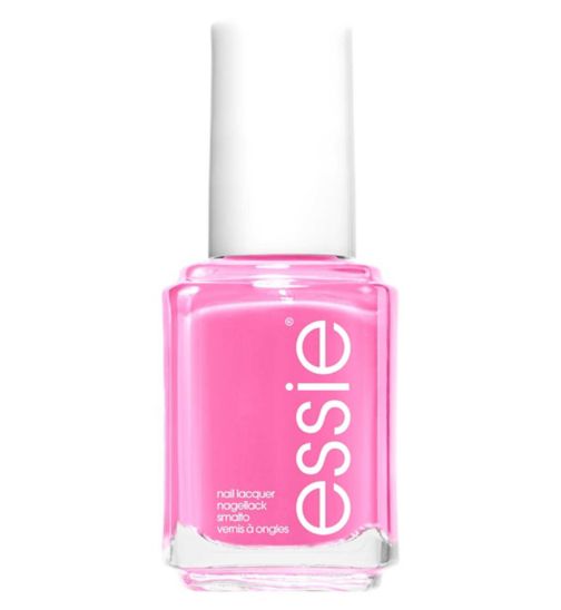 Essie Nail Polish 20 Lovie Dovie Bright Flamingo Pink Colour, Original High Shine and High Coverage Nail Polish 13.5 ml