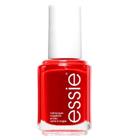 Essie Nail Polish 55 A-list Creamy Bright Red Colour, Original High Shine and High Coverage Nail Polish 13.5 ml