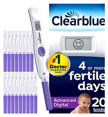 Clearblue Digital Ovulation Test with Dual Hormone Indicator 20s