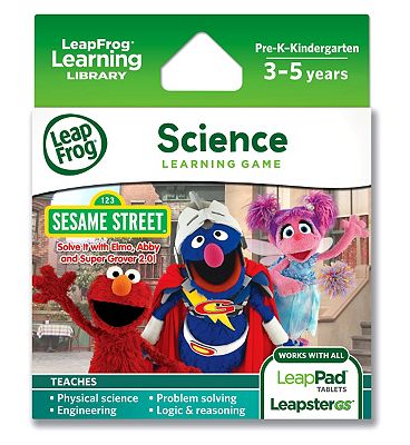 LeapFrog Explorer Learning Game: Sesame Street: Solve It With Elmo, Abby & Super Grover 2.0 LeapFrog Explorer Learning Game: Sesame Street: Solve It With Elmo, Abby & Super Grover 2.0