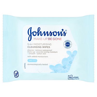 Johnson's Face Care Makeup Be Gone Moisturising Wipes 25s Review