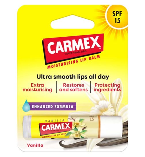 Carmex Moisturising Vanilla Lip Balm SPF15