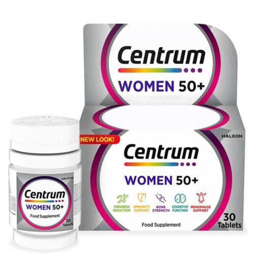 Centrum Women 50+ Multivitamins & Minerals - 30 Tablets