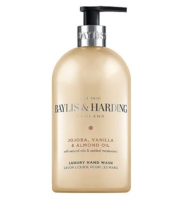 Baylis & Harding Signature Collection Jojoba, Vanilla & Almond Oil Luxury Hand Wash 500ml with added