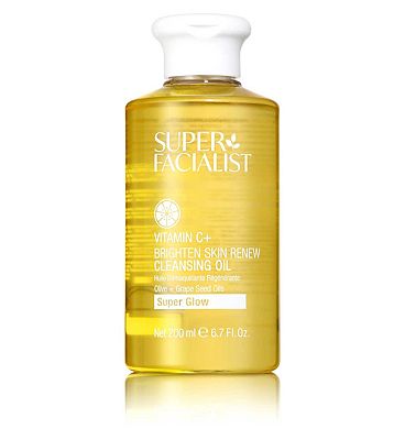 superfacialist vitamin c+ skin renew cleansing oil 200ml