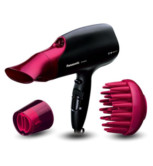 Panasonic EH-NA65 Nanoe™ Hair Dryer with Diffuser for Visibly Improved Shine (Pink)
