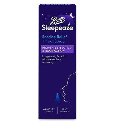 Click to view product details and reviews for Boots Rebalance Snoring Throat Spray.