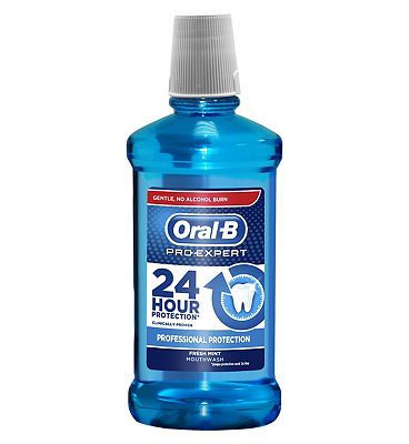 Oral-B Pro-Expert Mouthwash No Alcohol Clean Mint 500 ml