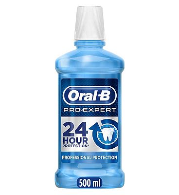 Oral-B Pro-Expert Mouthwash No Alcohol Clean Mint 500 ml