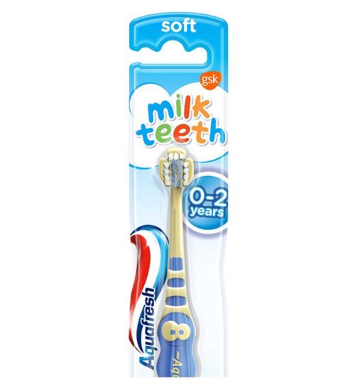 Aquafresh Milk Teeth 0-2 Years Soft Bristles Baby Toothbrush