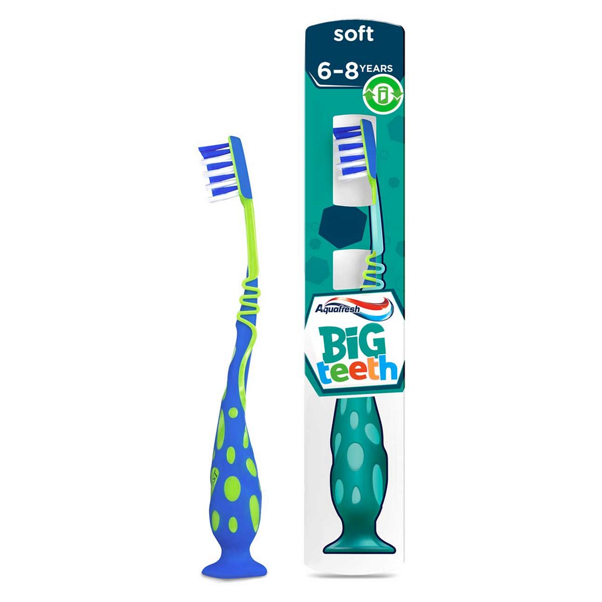 Aquafresh Big Teeth Soft Bristles Kids Toothbrush 6-8 Years